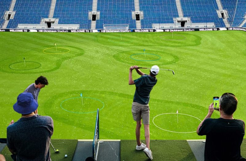 Everton stadium to host golf driving range as Royal Birkdale hosts The Open